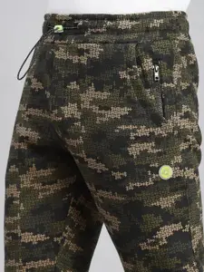 Monte Carlo Men Camouflage Printed Track Pants