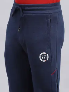 Monte Carlo Men Printed Detail Mid-Rise Track Pants