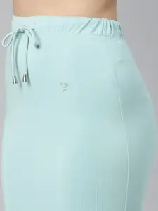 TWIN BIRDS High Waist Saree Skirt