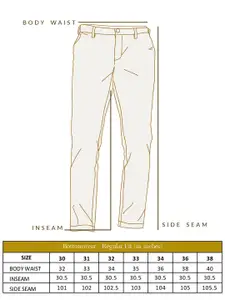 Andamen Men Ultra Pleated Wool Chinos Trousers