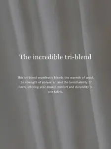 Andamen Men Ultra Pleated Wool Chinos Trousers