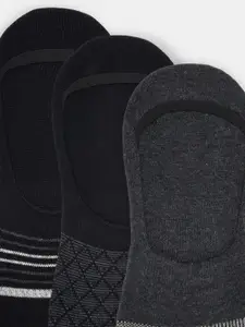 Ajile by Pantaloons Men Pack Of 3 No-Show Shoe Liner Socks