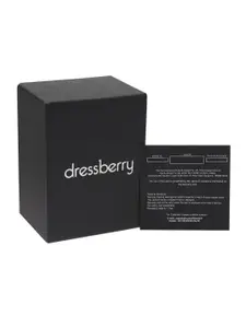 DressBerry Black Women Textured Dial & Metal Straps Analogue Watch HOBDB-183-GD