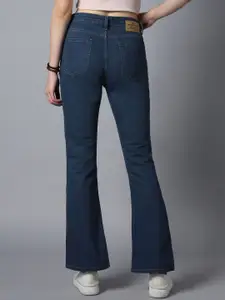 High Star Women Bootcut High-Rise Clean Look Stretchable Jeans