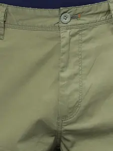 t-base Men Mid-Rise Cotton Shorts