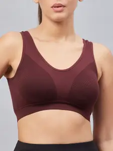 C9 AIRWEAR Seamless Lightly Padded Full Coverage Workout Bra With Moisture Wicking