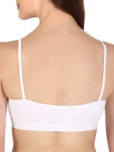 Bralux Non-Padded Full Coverage Cotton Workout Bra With All Day Comfort