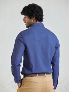 Andamen Premium Spread Collar Long Sleeves Cotton Formal Shirt