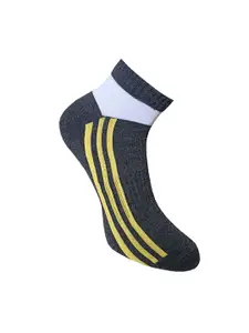 WROGN Men Pack Of 3 Patterned Ankle Length Socks