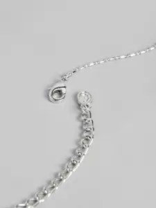 Estele Gold & Rhodium Plated Chinese Astrological "Water" Symbol Necklace Set