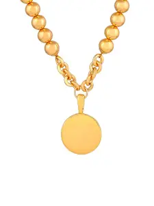 Estele Gold-Plated Beaded Necklace