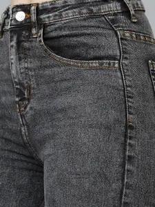 Kotty Women Jean Straight Fit Clean Look Light Fade Crinkle Stretchable Jeans