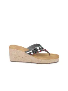 Inc 5 Embellished Ethnic Wedge Heels