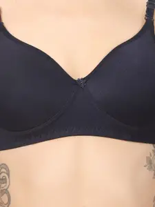 Designer Bugs Pack Of 2 Lightly Padded Cotton Bra & Briefs