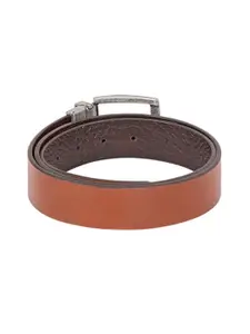 Hidesign Men Textured Leather Reversible Formal Belt
