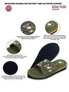 DOCTOR EXTRA SOFT Women Printed Orthopedic Non-Slip Sliders