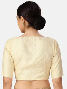 Studio Shringaar V-Neck Sequinned Saree Blouse