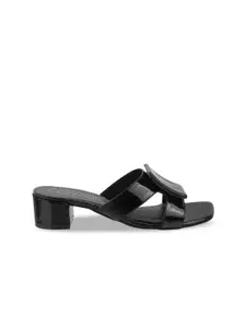 Catwalk Cut-Out Detail Open Toe Block Heels