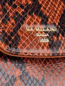 Da Milano Animal Printed Leather Hand Bag