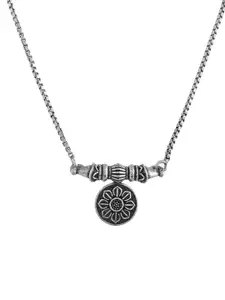 Voylla Brass Silver-Plated Necklace