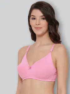 LYRA Combed Cotton Wirefree Secret Support Bra with Detachable Strap