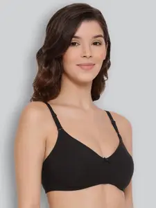 LYRA Combed Cotton Wirefree Secret Support Bra with Detachable Strap