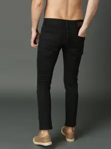 Roadster Men Black Skinny Fit Mid-Rise Clean Look Stretchable Jeans