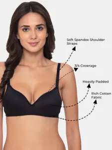 Komli Pack of 3 Heavily Padded  Everyday Tshirt Bra