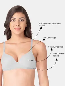 Komli Pack of 3 Heavily Padded  Everyday Tshirt Bra