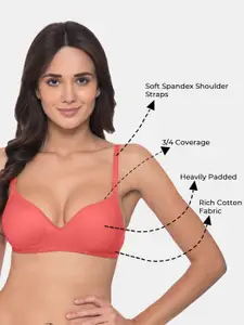 Komli Pack of 3 Heavily Padded  Everyday Tshirt Bra