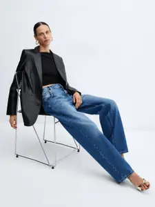 MANGO Round-Toe Stiletto Heels