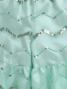 taffykids Girls Embellished Top with Palazzos