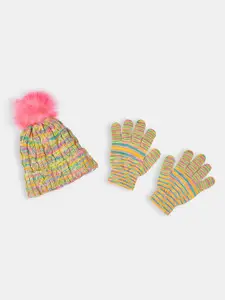 Pantaloons Junior Girls Patterned Hand Gloves