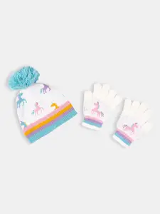 Pantaloons Junior Girls Patterned Hand Gloves