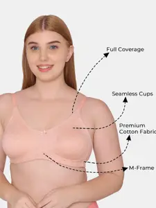 Tweens Pack Of 3 Full Coverage Cotton Minimizer Bra With All Day Comfort