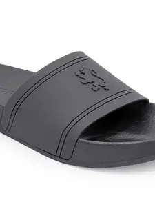 Red Tape Men Self Design Slip-Resistance & Shock Absorption Sliders