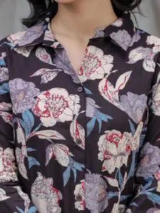 KAAJH Floral Printed Pure Cotton Kurta