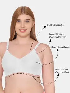 Souminie Pack Of 3 Full Coverage Non Padded Everyday Bra With All Day Comfort