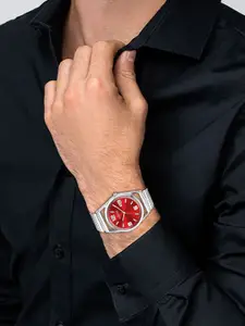 LOREM Men Bracelet Style Straps Analogue Watch LR156-CM