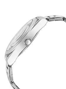 FERRIZZO Men Textured Stainless Steel Bracelet Style Straps Analogue and Digital Watch