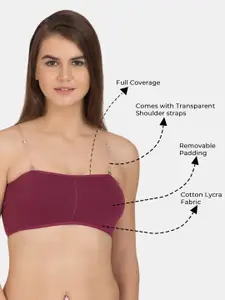 Tweens Pack Of 3 Medium Coverage All Day Comfort Super Support Cotton Bandeau Bra