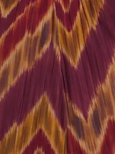 taffykids Girls Printed One Shoulder Top with Palazzos