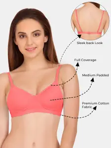 Tweens Pack Of 3 Full Coverage Cotton Minimizer Bra With All Day Comfort