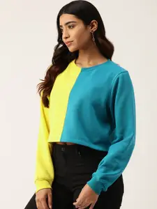 Rue Collection Colourblocked Fleece Sweatshirt