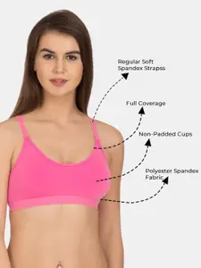 Tweens Pack Of 3 Full Coverage Sports Bra With All Day Comfort