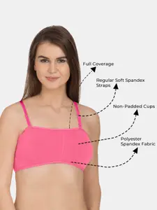 Tweens Pack Of 3 Full Coverage All Day Comfort Low Support Workout Bra