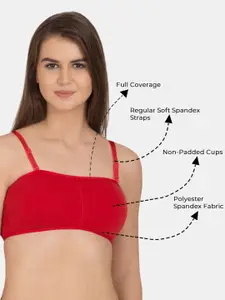 Tweens Pack Of 3 Full Coverage Sports Bra With All Day Comfort