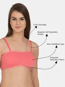 Tweens Pack of 3 Full Coverage Workout Bra With All Day Comfort