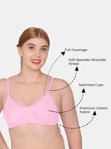 Tweens Women Pack of 3 Non Padded Every Day Seamless T-Shirt Bra