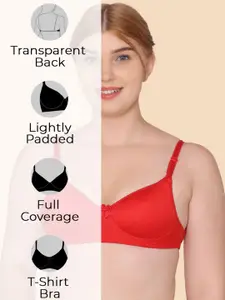 KOMLI Full Coverage Lightly Padded Super Support Cotton T-shirt Bra